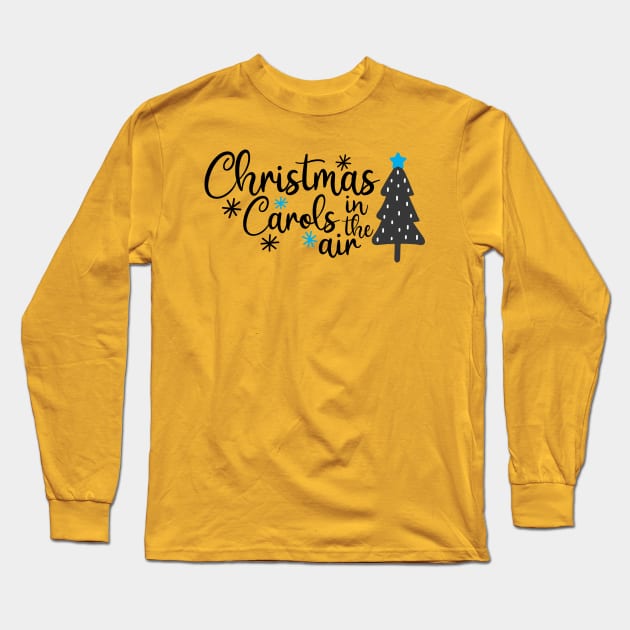 christmas carols in the air Long Sleeve T-Shirt by BenHQ